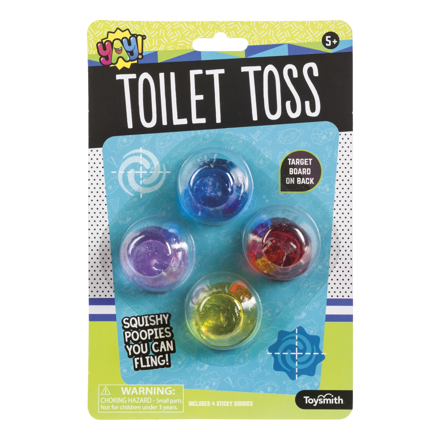 Yay! Toilet Toss Game - 4 Piece Fun Family Game Set