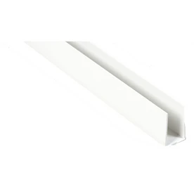 Drysnap 12' White Trim Cap For Seamless Gutter Systems
