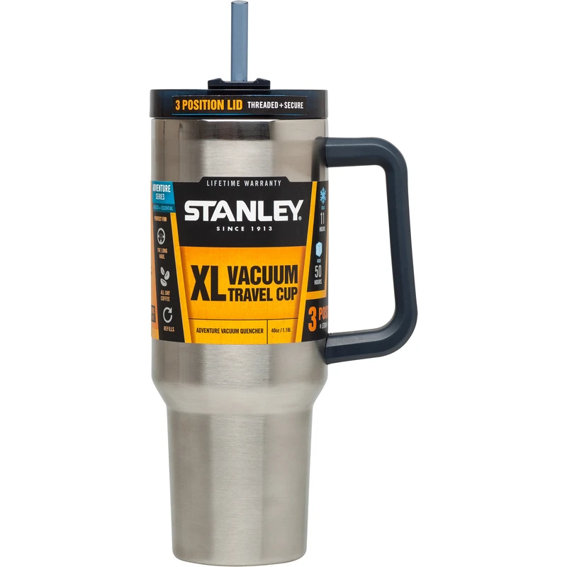 40 Oz. Adventure Vacuum Cup/tumbler - Stainless Steel Insulated Drinkware