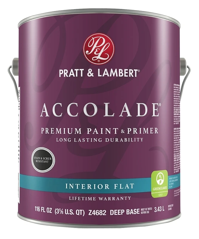 Accolade Premium 100% Acrylic Flat Interior Wall Paint 1 Gallon