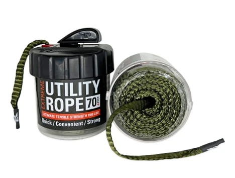 Extreme Utility Rope in Canister, Green, 70 Ft.