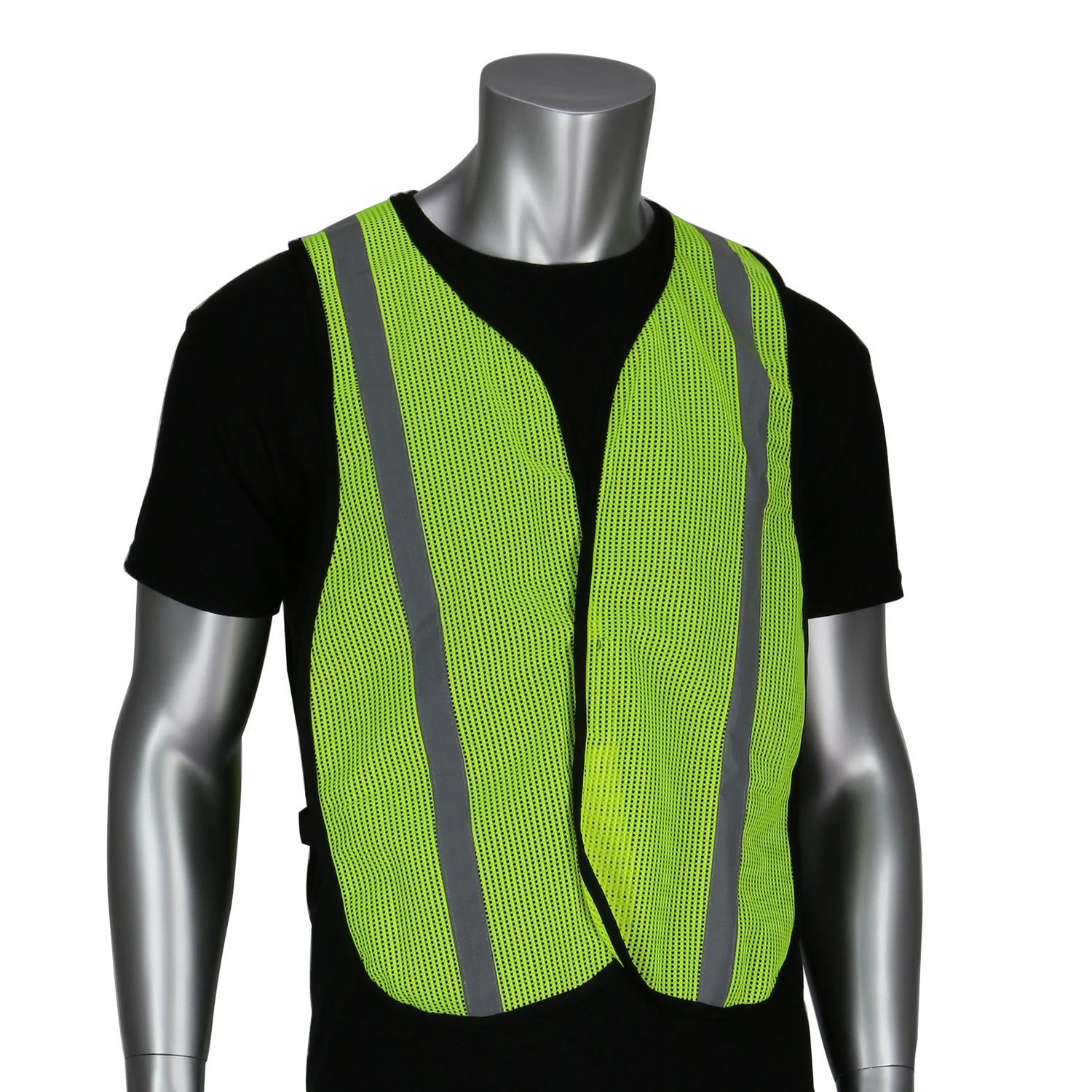 Reflective Safety Vest Fluorescent Green One Size Fits All Swx00354