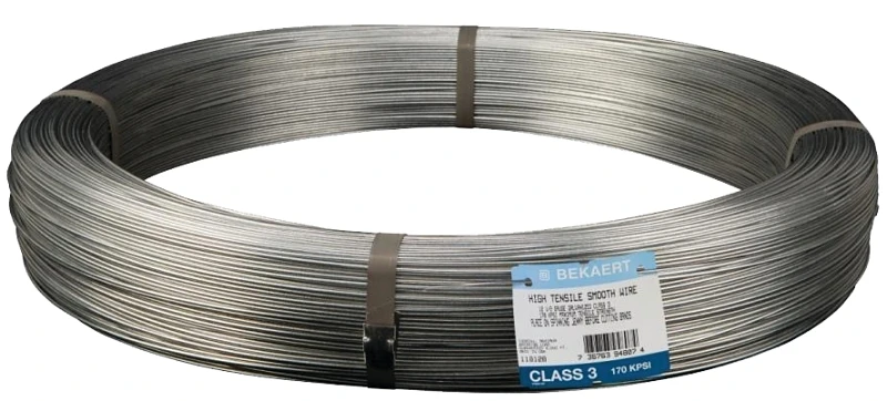 High Tensile Smooth Fence Wire, 12.5 Gauge, 170K PSI, Class 3, 4000 Ft.