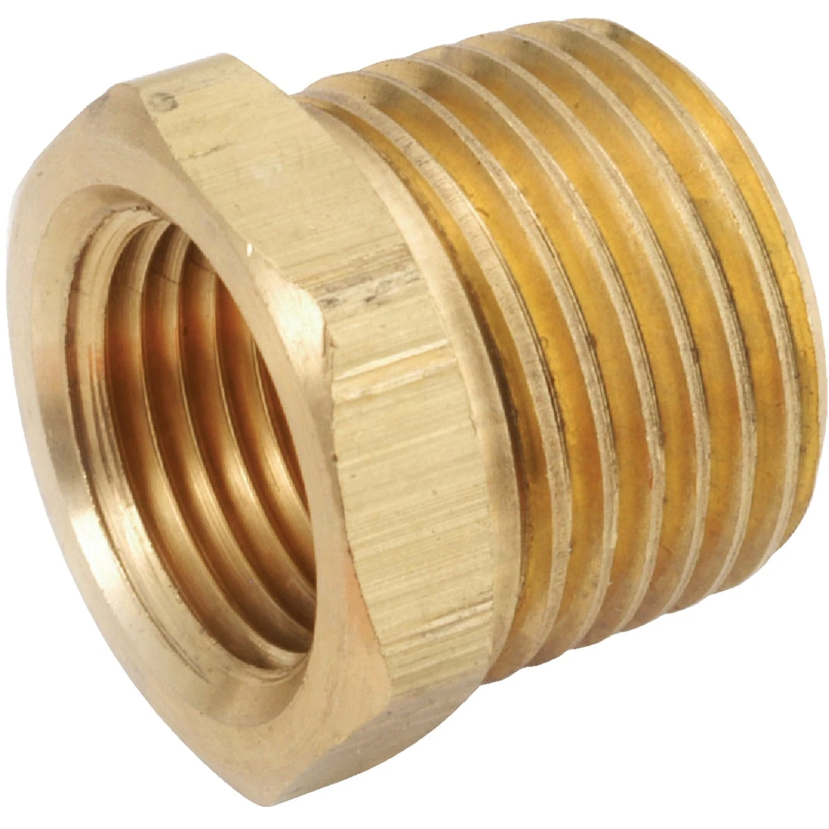 Anderson Metals 3/4 In. Mpt X 1/2 In. Fpt Lead-free Brass Hex Reducing Bushing