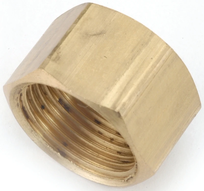 1/2 In. Brass Compression Cap, Fip, 10 Bags/box, Model 730081-08