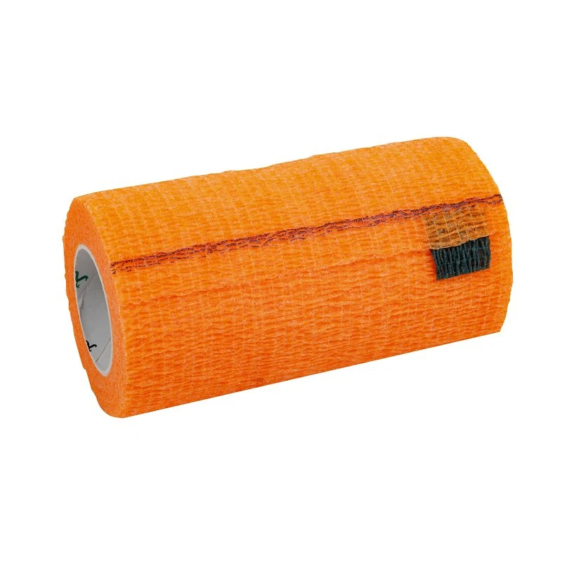 SyrFlex Cohesive Flexible Veterinary Bandage, Orange, 4 In. x 5 Yds. Stretched