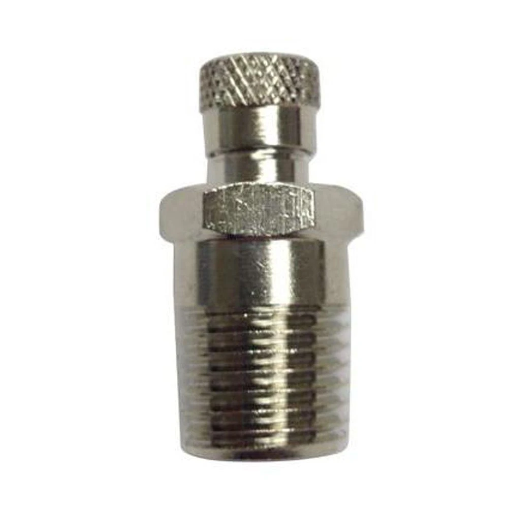 Air Valve, Chrome & Zinc-Plated, .25-In.