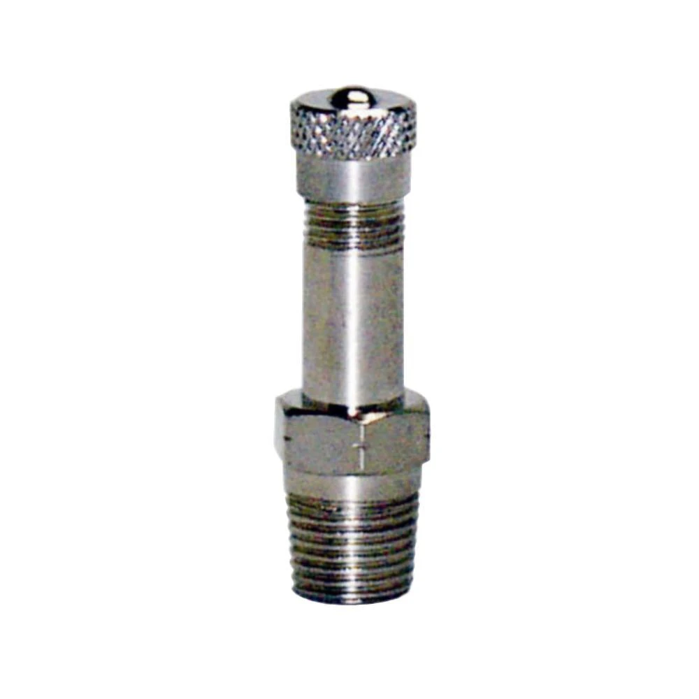Air Valve, Chrome & Zinc-Plated, 1/8-In.