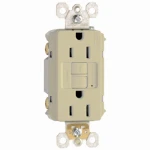 Pass & Seymour GFCI Outlet, 15A, Ivory