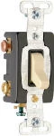 Pass & Seymour Premium 3-Way Toggle Switch, 15A, Ivory