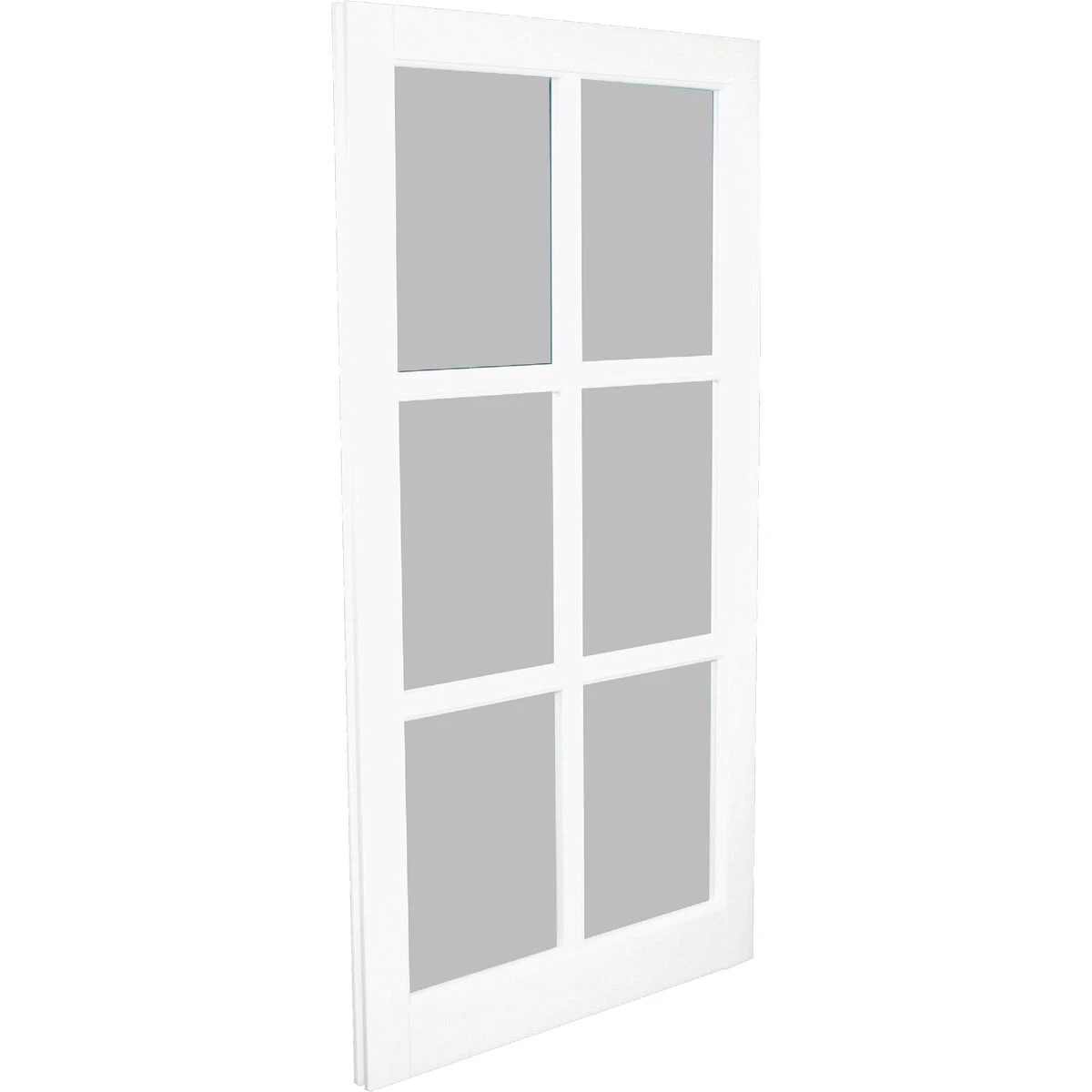 22 In. X 41-5/16 In. Pvc 6-lite Barn Sash - Model Bs2241w