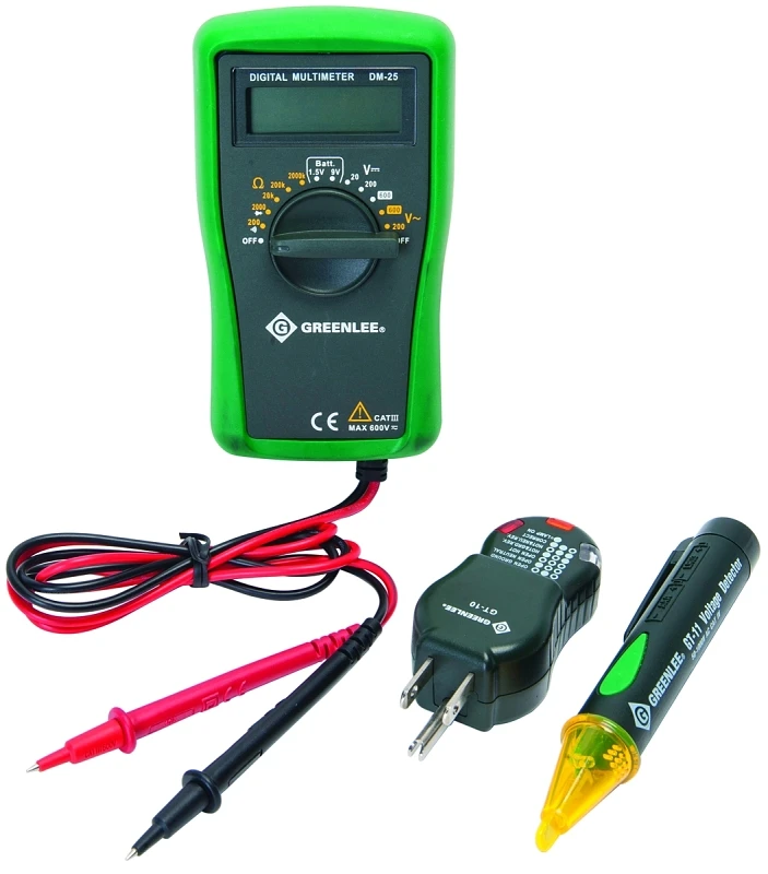 3-piece Multimeter Test Kit With Case - Model Tk30a