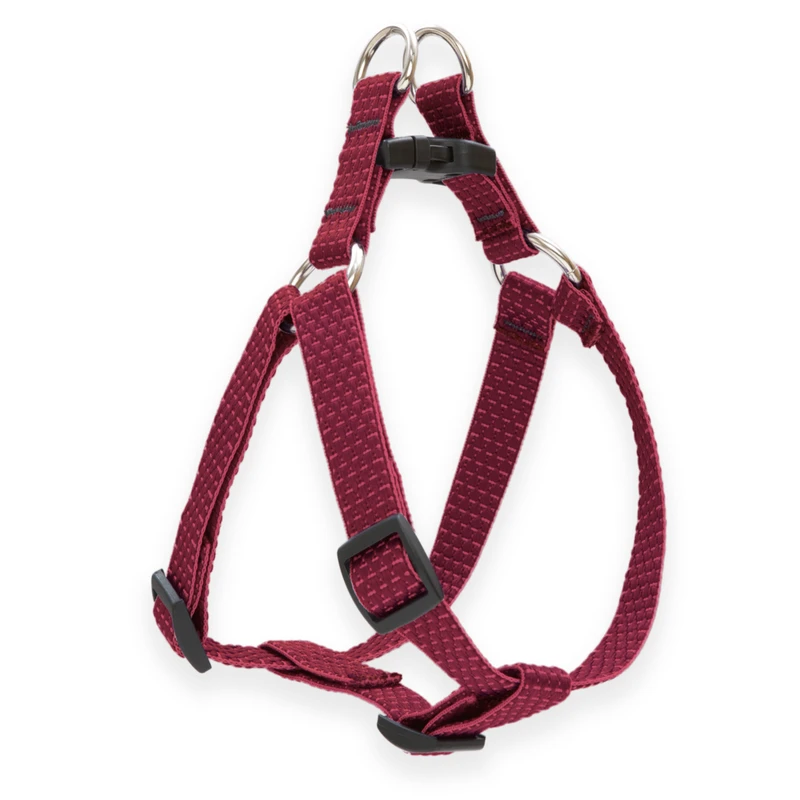 Eco Step-In Dog Harness, Non-Restrictive, Berry, 3/4 x 15 to 21-In.