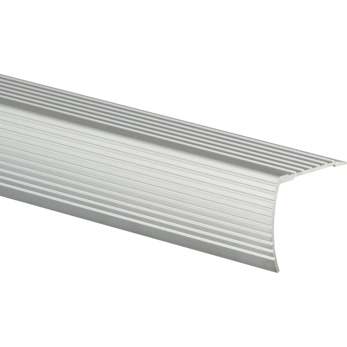 Carpet Bar, Adhesive, Silver Finish, 1-1/8 x 36-In.