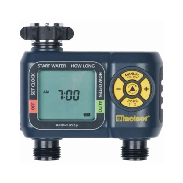 2-Zone Watering Time, LCD Screen