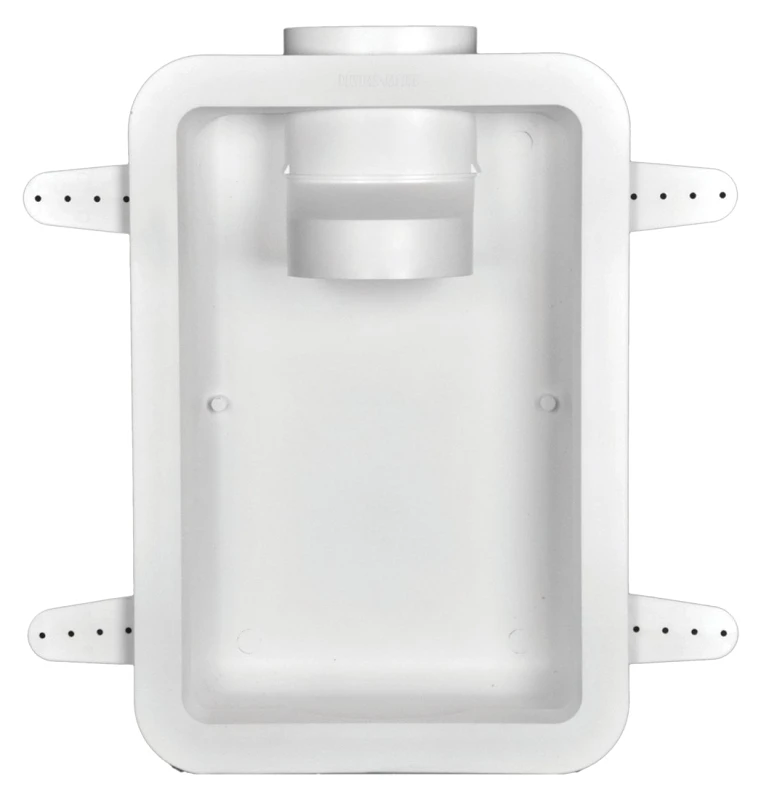 12.05" W X 17.5" L X 3.45" D White Recessed Dryer Wall Box