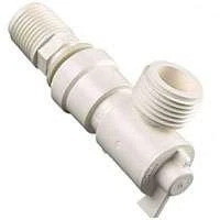 PEX Quick Connect Angle Valve, 1/2 MIP x 3/4 In. Male Garden Hose