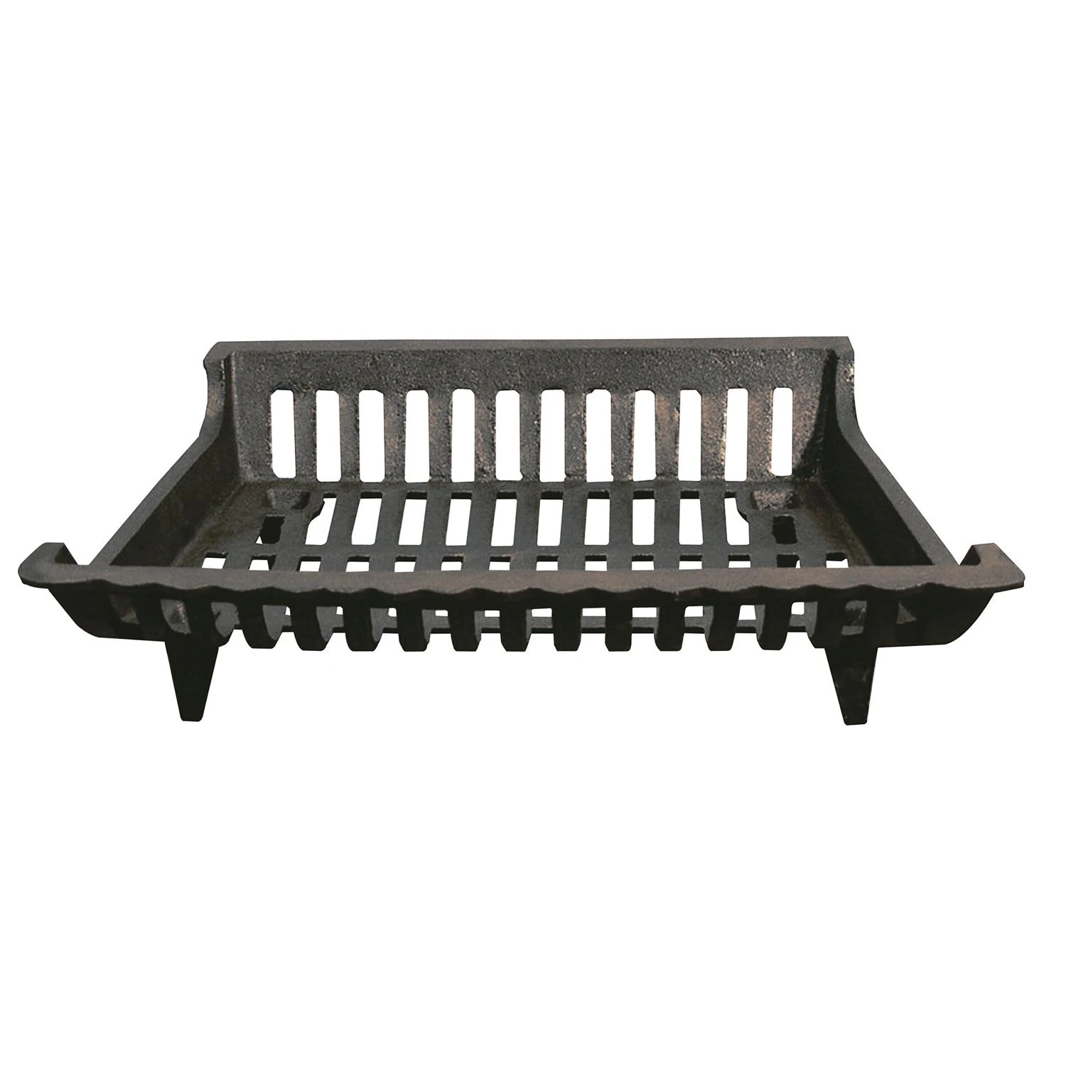 Graphite Black Cast Iron Fireplace Grate 18 Inch Model 15418