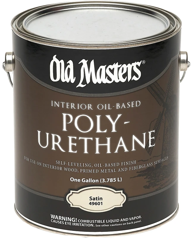 Polyurethane, Oil-Based, Satin, Clear, 1-Gallon