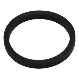 Square Cut Washer, Black Rubber, 1-1/2-inch For Plumbing Applications