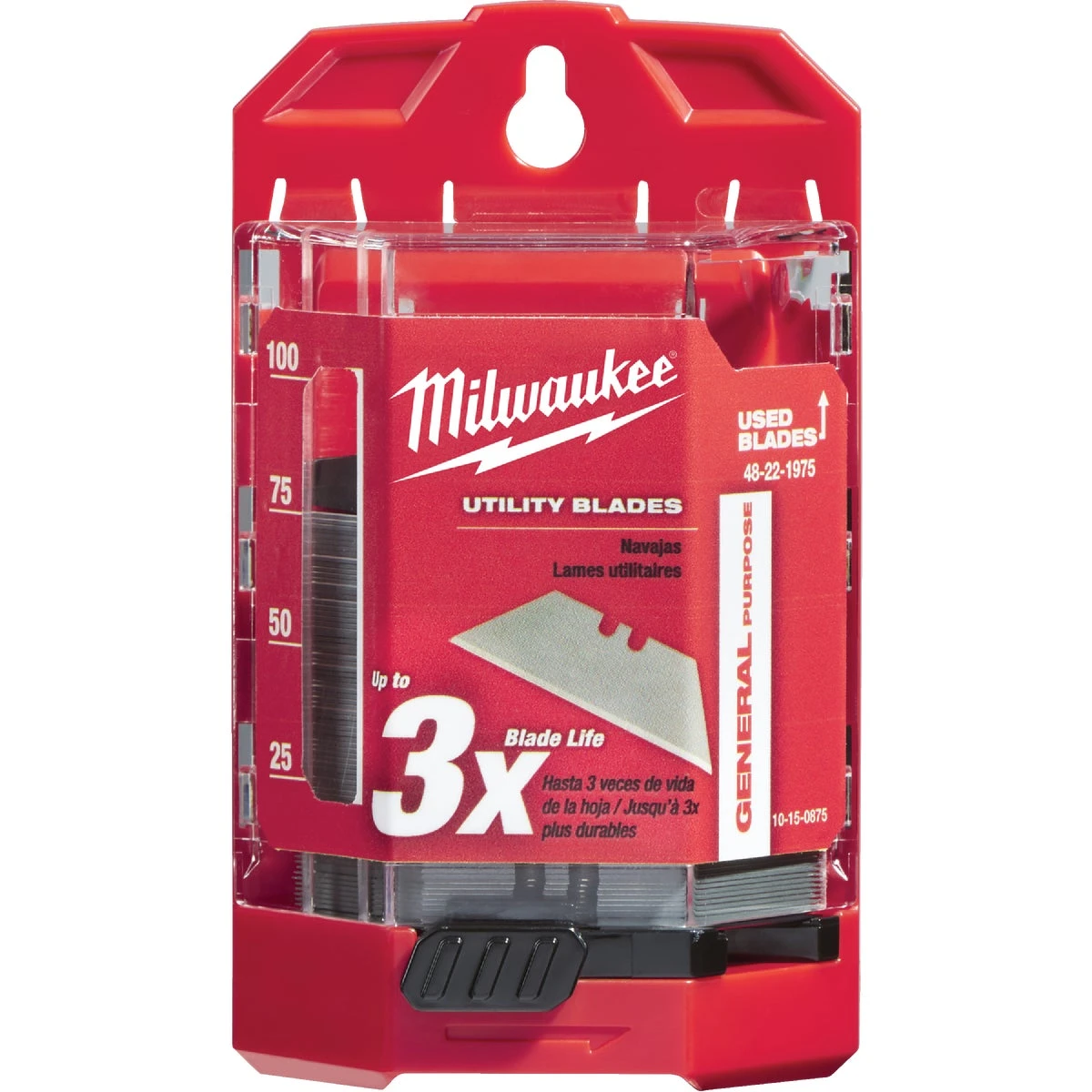 2-point Utility Knife Blades 2-3/8 In. (75-pack) Model 48-22-1975