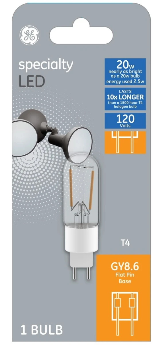LED Light Bulb, Clear, Filament Design, 2 Watt, 170 Lumens