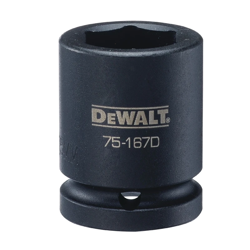 Metric Impact Socket, 6-Point, 3/4 In. Drive, 25mm