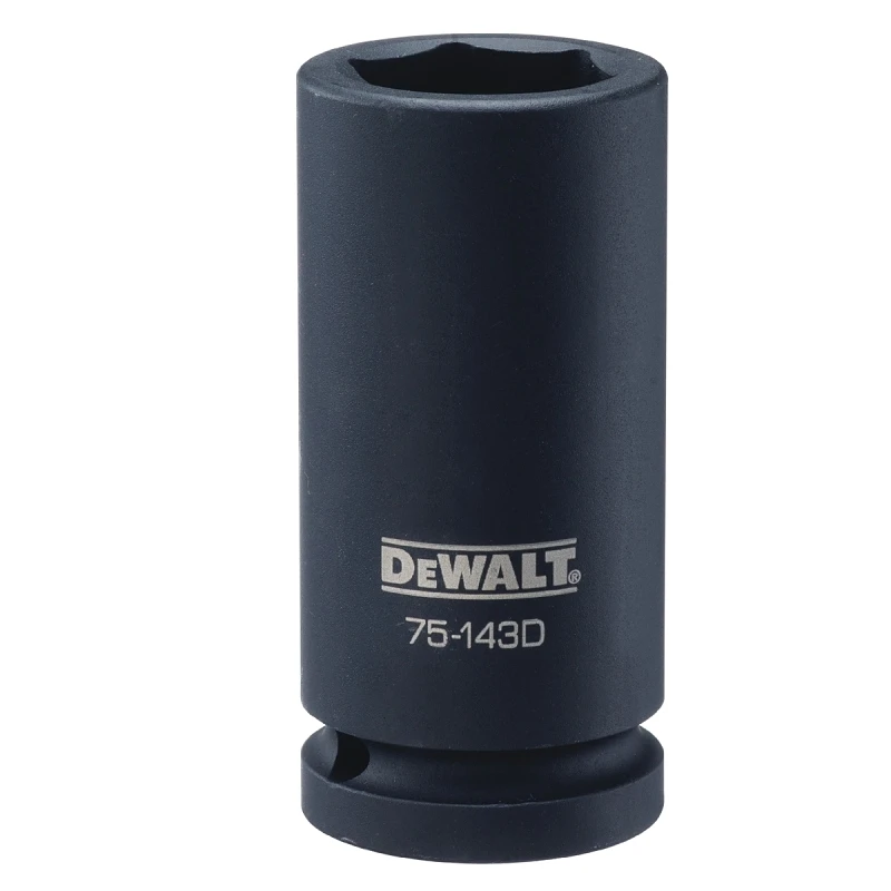 Metric Deep Impact Socket, 6-Point, 3/4 In. Drive, 26mm