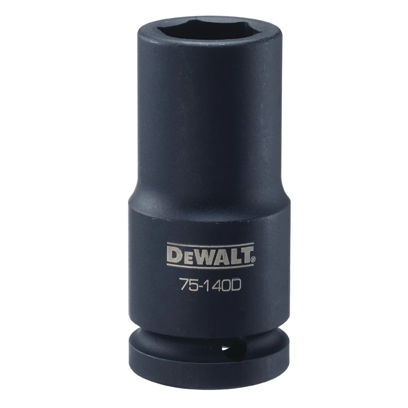 Metric Deep Impact Socket, 6-Point, 3/4 In. Drive, 22mm