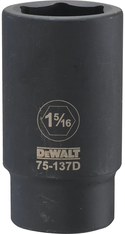 SAE Deep Impact Socket, 6-Point, 3/4 In. Drive, 1-15/16 In.