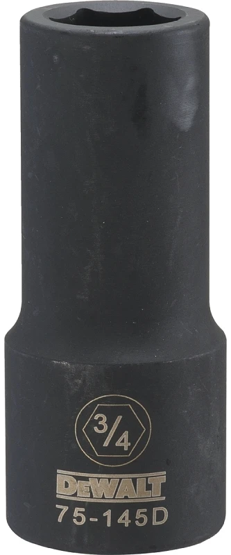 SAE Deep Impact Socket, 6-Point, 3/4 In. Drive, 3/4 In.