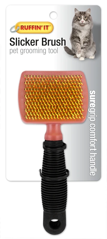 Plastic Bristle Cat Grooming Slicker Brush - Model 19793