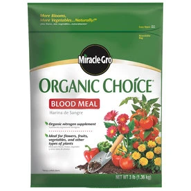 Blood Meal Fertilizer, Organic, 3 Lbs.