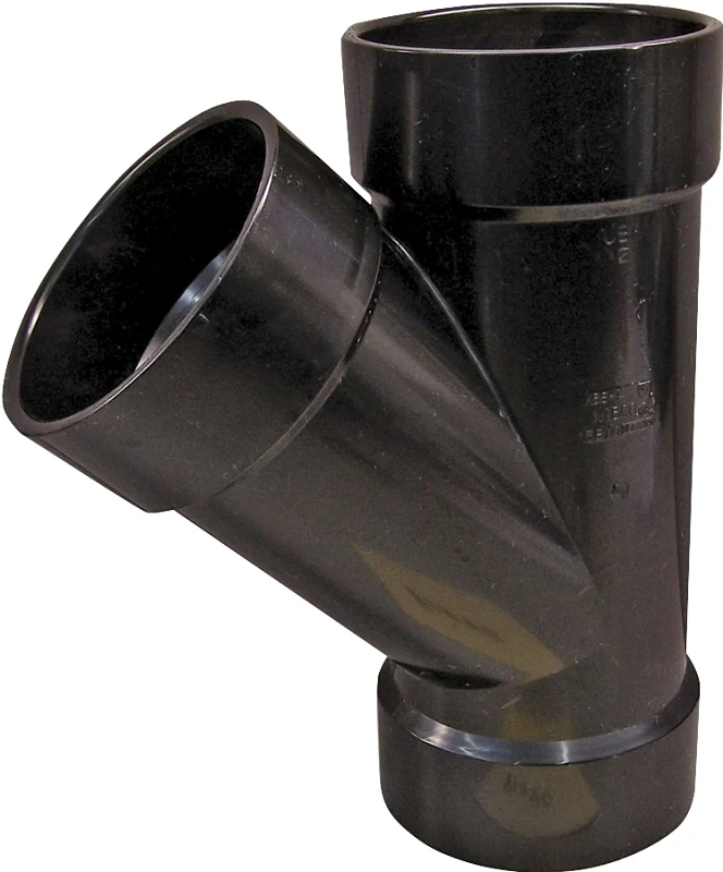 4 Inch Abs Wye Pipe With Hub Connection - Durable And Reliable