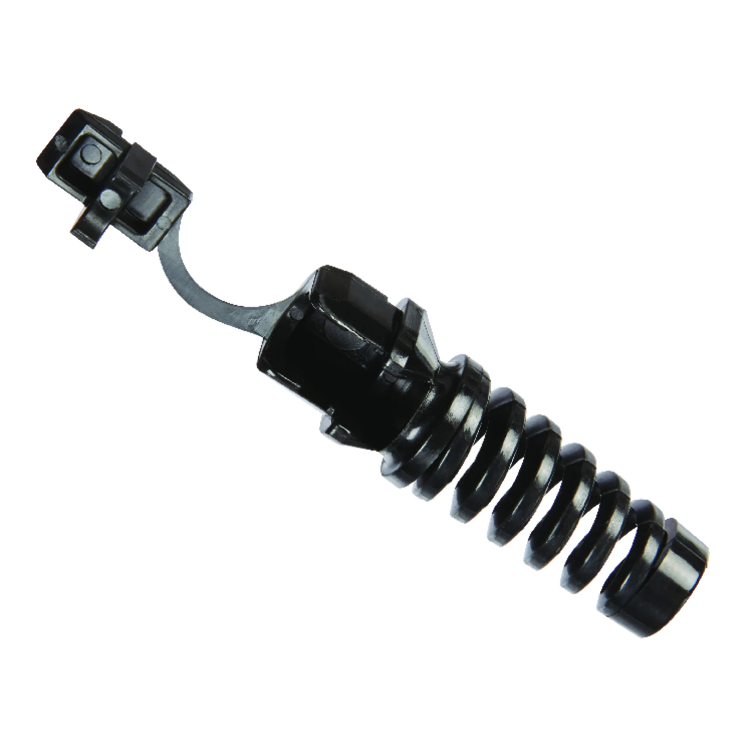 2.11 In. L Nylon Cord Protector 2 Pk, Strain Relief For Round Cables, Model 61420