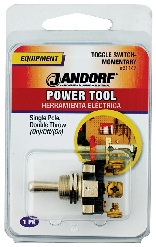 20 Amps Single Pole Toggle Power Tool Switch Silver Spdt 1 Pk Model 61147