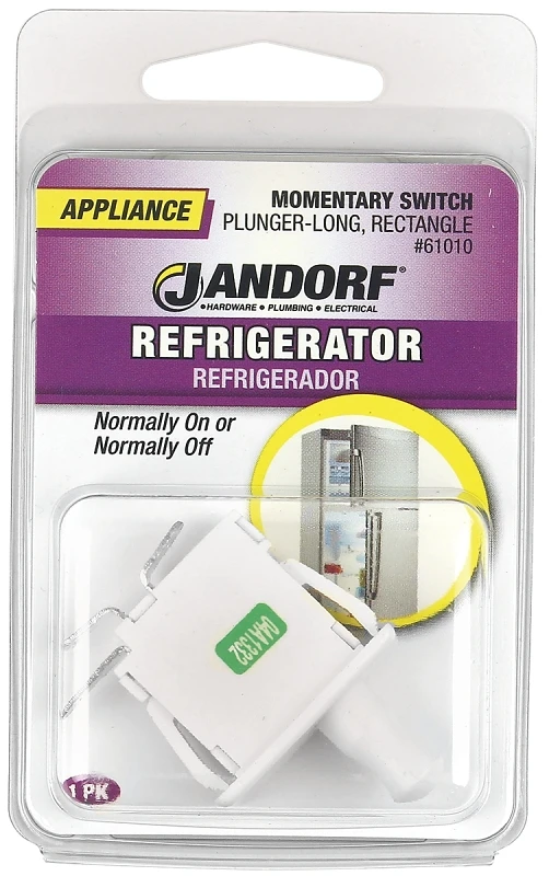 12a Momentary Appliance Switch White, Model 61010, 1 Pk, Spst, 125/250v