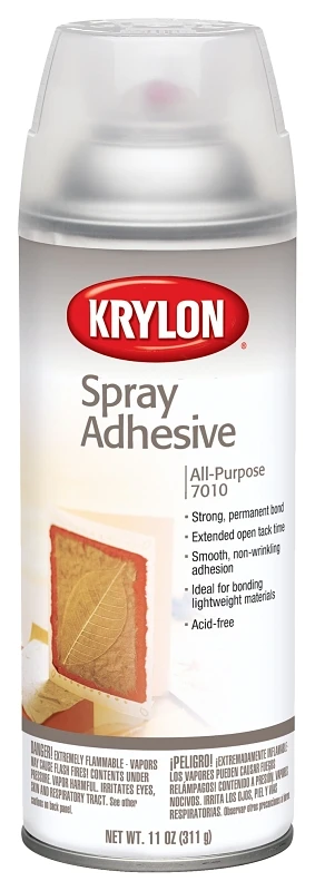 All-purpose Spray Adhesive, 11 Oz. Aerosol Can For Versatile Bonding