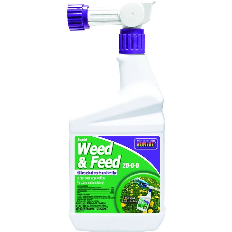 301 Weed And Feed Lawn Fertilizer, 32 Oz. Liquid For All Grass Types