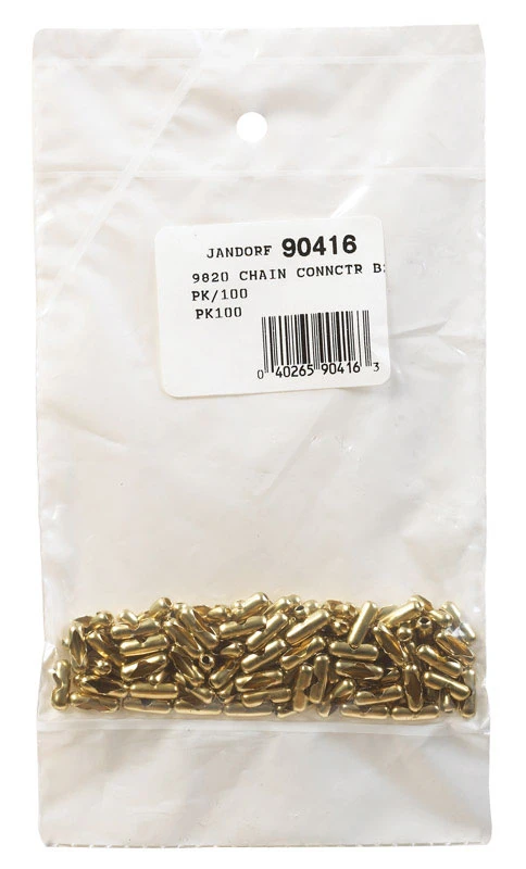 Solid Brass Beaded Chain Connector #6 By Jandorf - Durable And Reliable