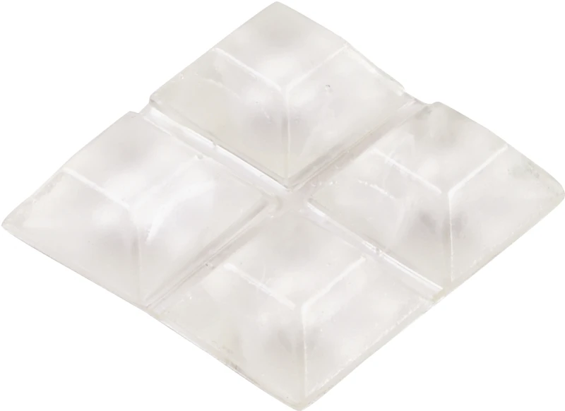 Self-adhesive Vinyl Bumpers, 3/4-inch, Clear, 12 Pk, Model 9565