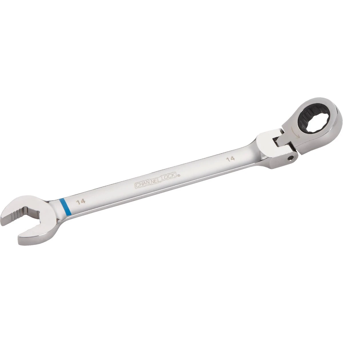 14 Mm Metric 12-point Ratcheting Flex-head Wrench - Model 321486