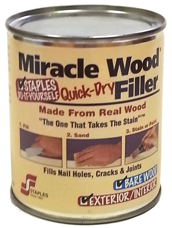 Miracle Wood Filler, 1/2 Lb.