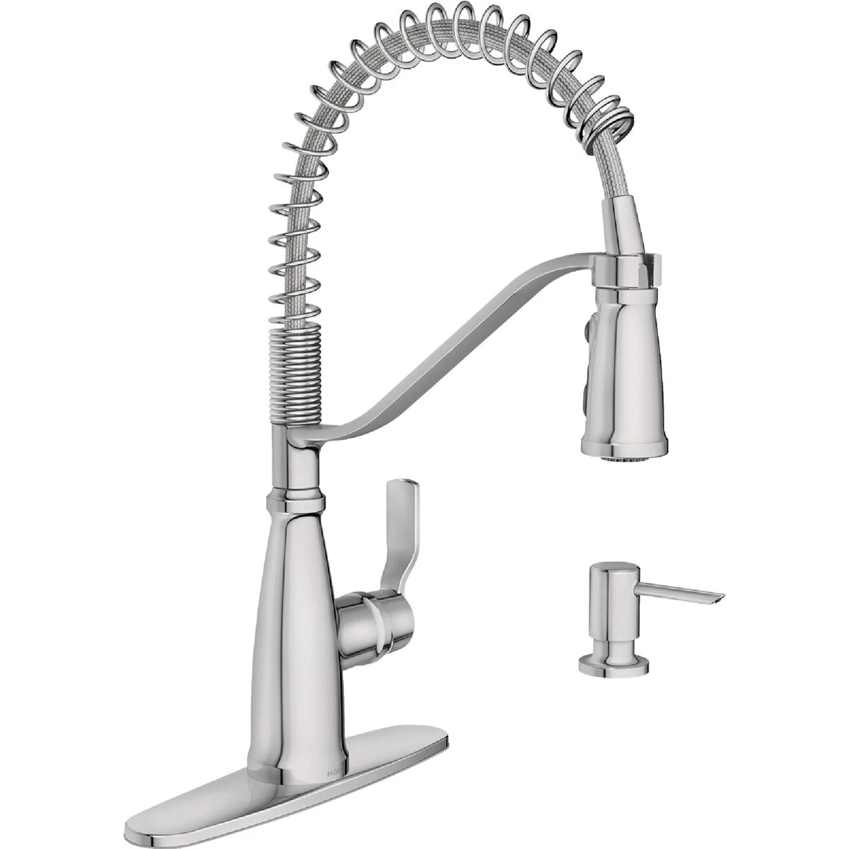 Nolia 1-handle Pull-down Widespread Kitchen Faucet, Chrome Finish, Model 87886
