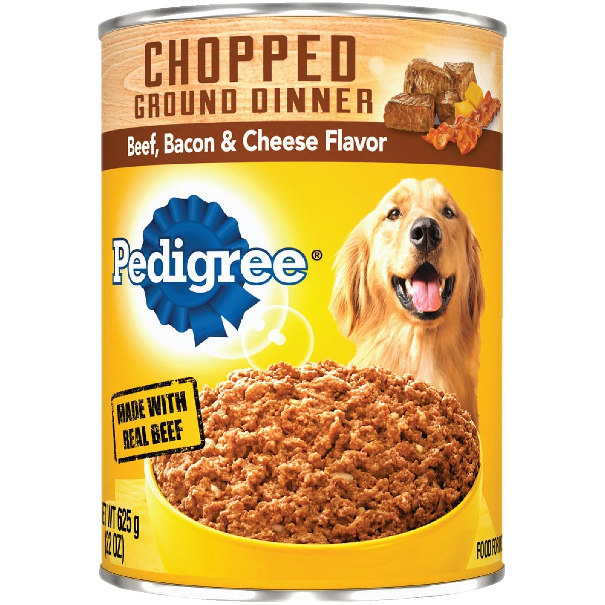 Dog Food, Chunky Beef Bacon & Cheese, 22 oz. Can