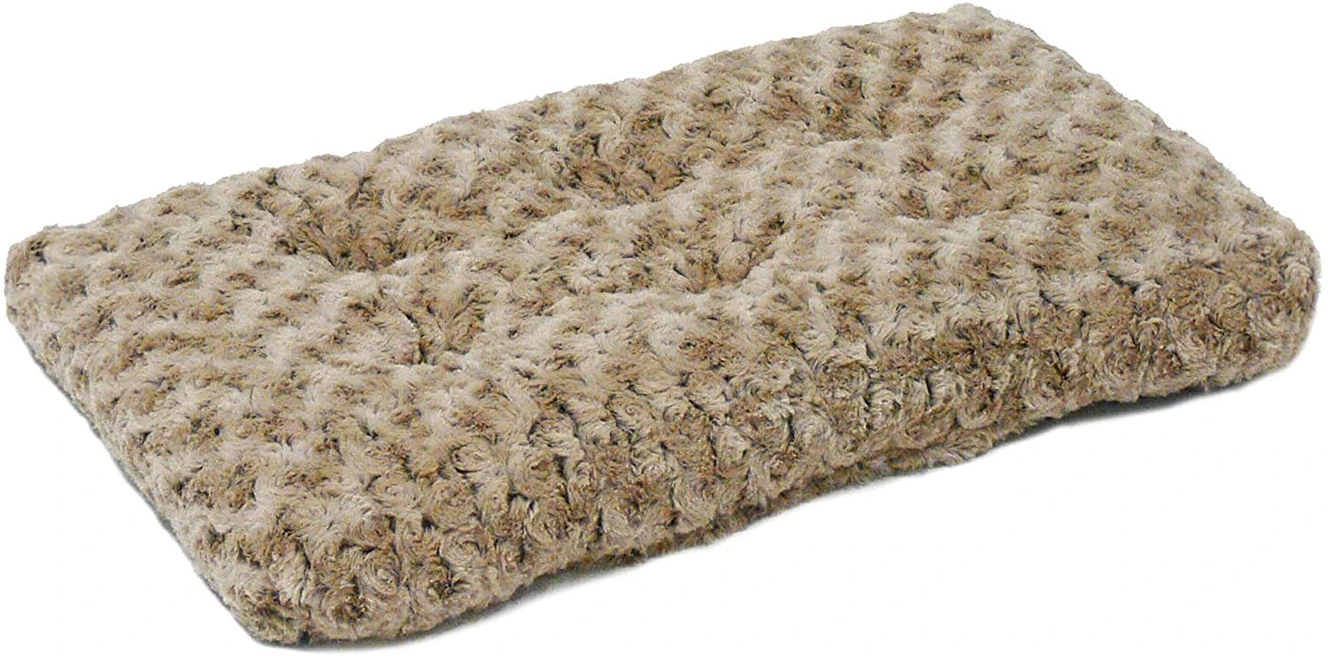 Ombre Swirl Pet Bed, 24" L X 18" W, Water Resistant Mocha