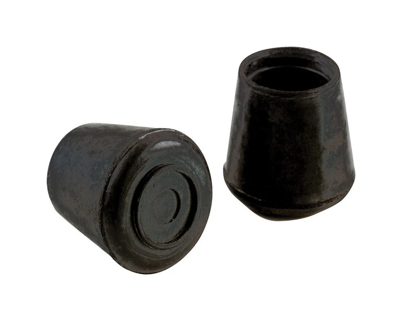 Rubber Furniture Leg Tip 1-1/8 In. Diameter Black 24 Pk Model 9763