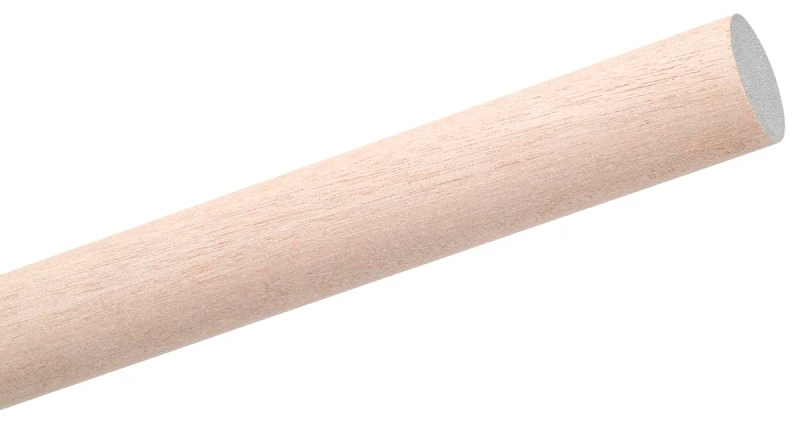 3/16 In. X 48 In. Round Birch Dowel For Fastening And Alignment
