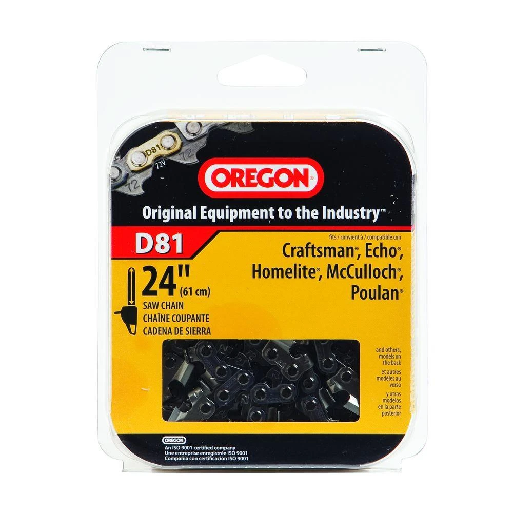 D81 24 In. Chainsaw Chain, 0.05 Gauge, 3/8 In Pitch, 81-link
