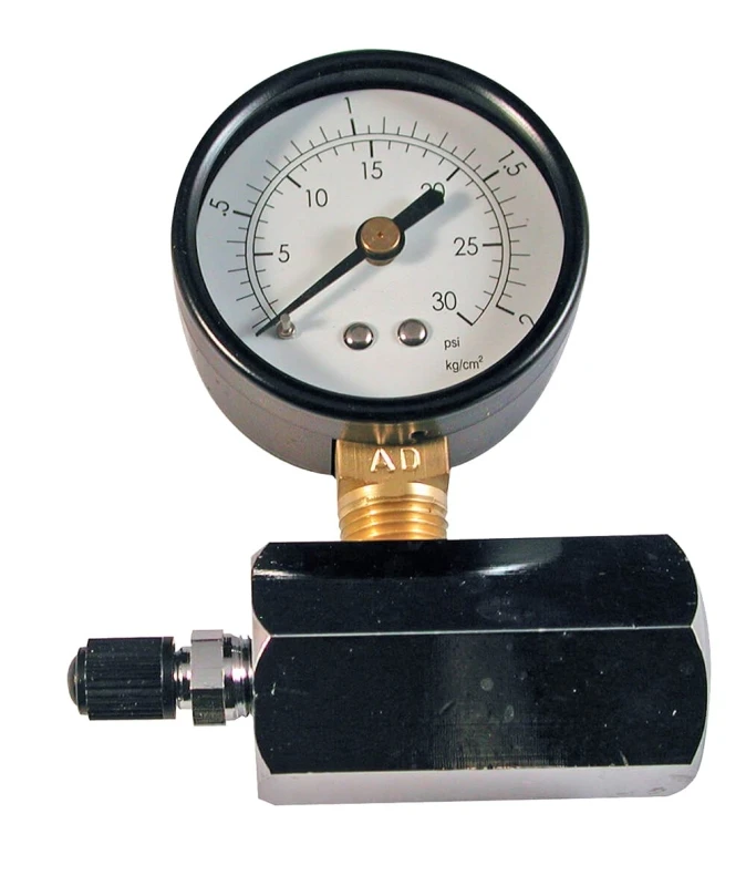 0-30 Psi Gas Test Gauge With 2 Inch Durable Plastic Face And Steel Case